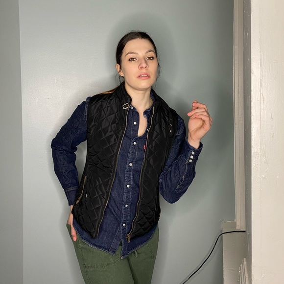 Shine K Black Quilted Vest - Picture 2 of 5